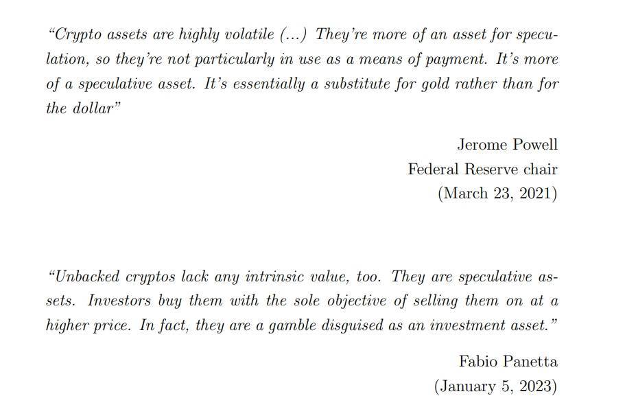 美联储突发报告<strong></p>
<p>比特币价值</strong>！鲍威尔定调：比特币具“黄金价值存储大部分特征” 脱钩货币、宏观经济影响
