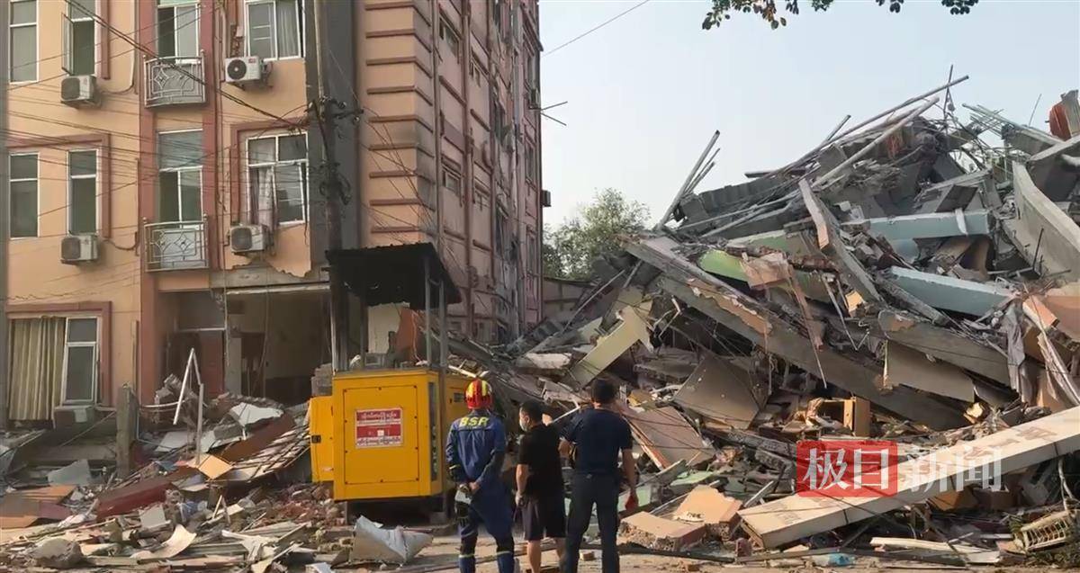 三名中国人在曼德勒所住宾馆垮塌：一人从6楼掉下失联<strong></p>
<p>证券b</strong>，另一人在废墟中被安全挖出