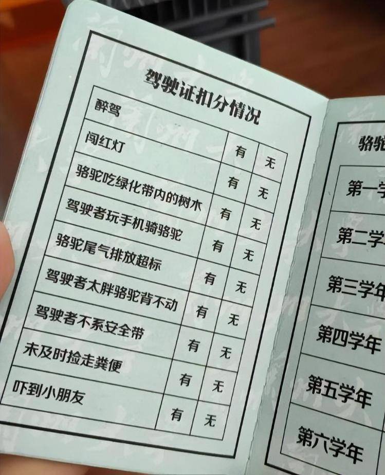 一人一驼<strong></p>
<p>古越龙山</strong>，骆驼尾气排放超标要扣分？兰大回应学生持证骑骆驼上学：骆驼驾驶证为学校文创，非官方证件